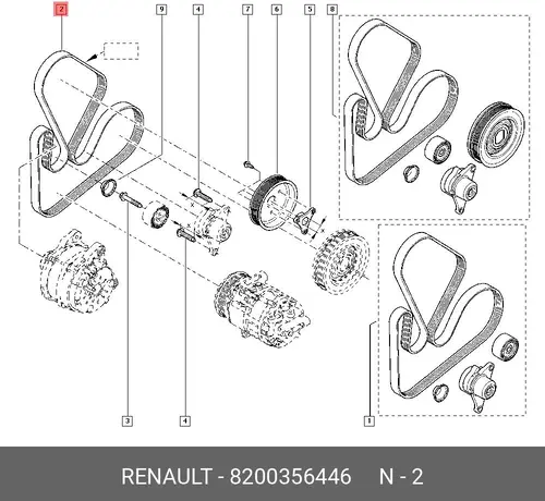 RENAULT 8200356446