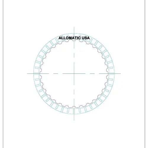 Диск фрикционный АКПП 512525 ALLOMATIC