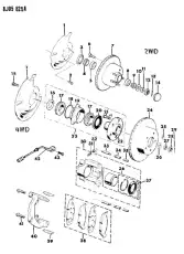 Поршень переднего суппорта 5252614 CHRYSLER