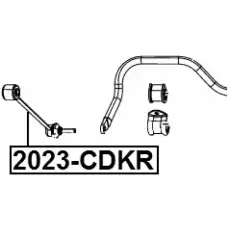 Тяга стабилизатора FEBEST 2023-CDKR