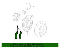 Тормозные колодки дисковые FORD 2U2Z-2V200-BB