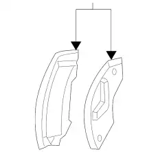 Тормозные колодки дисковые FORD 4L2Z-2001-BA
