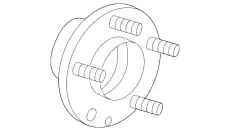 Ступица FORD 6E5Z-1104-BA