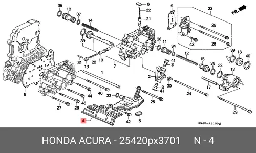 Фильтр АКПП 25420PX3701 HONDA