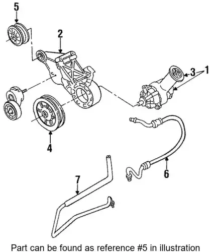 Ролик паразитный/натяжителя ZZM132700 MAZDA