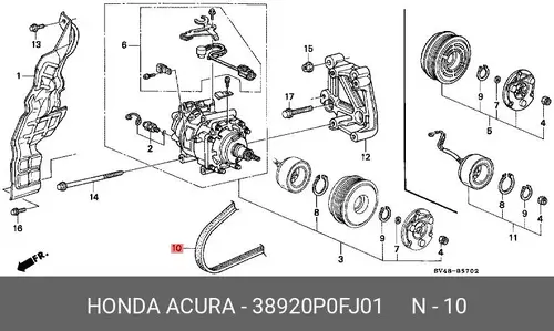 HONDA 38920P0FJ01