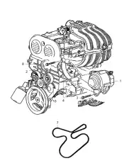 ремень поликлиновой Lexu 4892520AB CHRYSLER