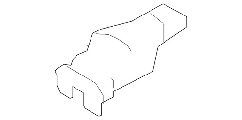 Кронштейн для радиатора 95B121093A VAG