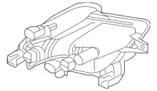 Фара противотуманная JAGUAR T2R19009