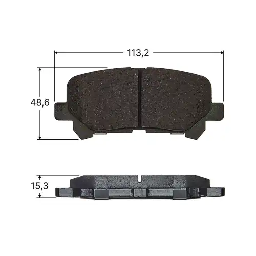 Тормозные колодки дисковые AVANTECH AV303