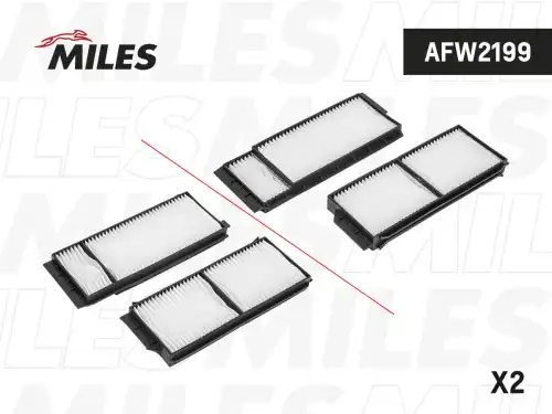 Салонный фильтр MILES AFW2199