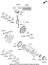  КОЛЬЦА ПОРШНЕВЫЕ 23040-2G510 MOBIS