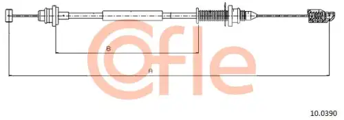 10.0390 ТРОС ГАЗА COFLE