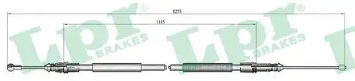 Трос ручного тормоза C1075B LPR
