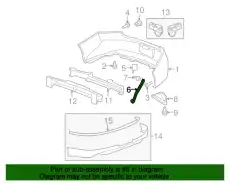 71598TE0A01 BRACKET, PLASTIC HONDA
