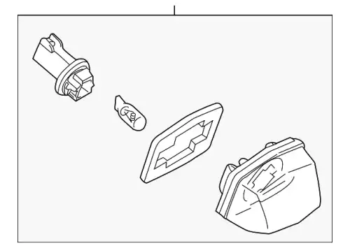 Фонарь габаритный MAZDA GS3L51270C