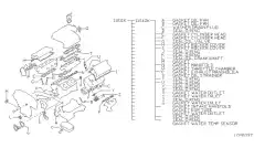 Комплект прокладок двс 101012Y986 NISSAN