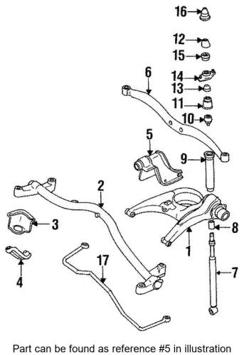 ОПОРА ДИФФЕРЕНЦИАЛА RR N21 MB809545 MITSUBISHI