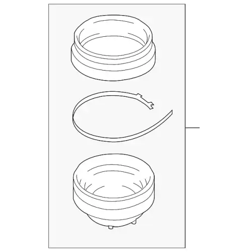 SHOCK ABSORBERS DUST COVERS RPE500010 LAND ROVER