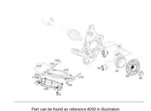 Camber Arm ! \MB 205 350 97 05