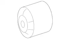 Bushing ! \12>19 MB GLE 400 3.0L V6 166 333 05 00