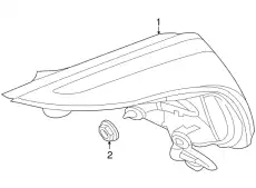 Фонарь габаритный JAGUAR C2D51413