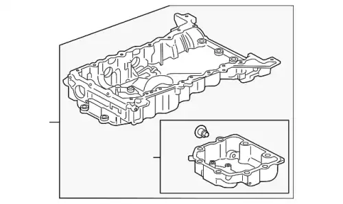 Поддон картера двигателя JAGUAR C2Z30682
