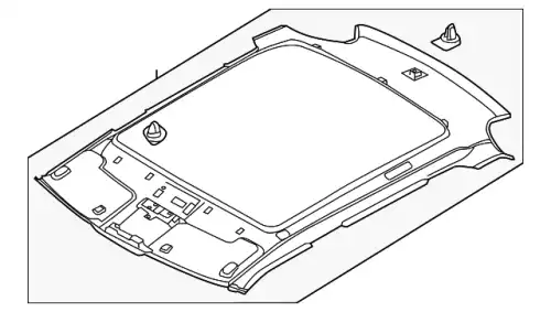 ОБШИВКА ПОТОЛКА LR055973 LAND ROVER
