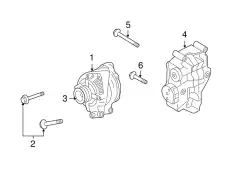 Генератор LAND ROVER LR091107
