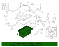 ПОДДОН АККУМУЛЯТОРА LR095437 LAND ROVER