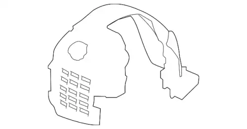 Подкрылок JAGUAR T2H23840