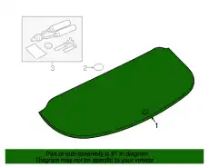 СТЕКЛО-ЗАДН.ОКНО T4A13094 JAGUAR