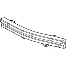 Усилитель бампера GM 23195058