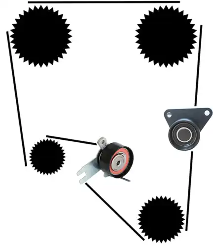 КОМПЛЕКТ ЗУБЧАТЫХ 31251254 VOLVO