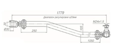 Рулевая тяга ROSTAR 6540-3414129-61