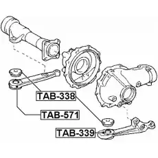  САЙЛЕНТБЛОК ОПОРЫ ДИФФЕРЕНЦИАЛА TAB-571 FEBEST