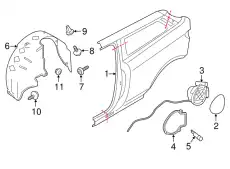 Крыло LAND ROVER LR028465