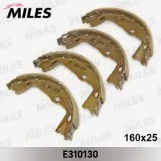 Тормозные колодки барабанные MILES E310130