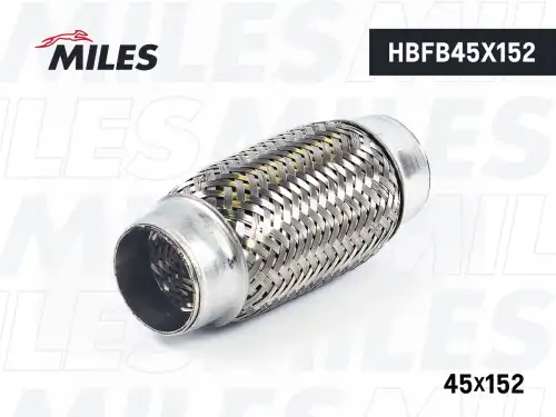 Гофра глушителя MILES HBFB45X152 L= d=