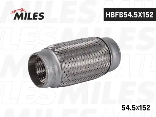 Гофра глушителя MILES HBFB54.5X152 L= d=