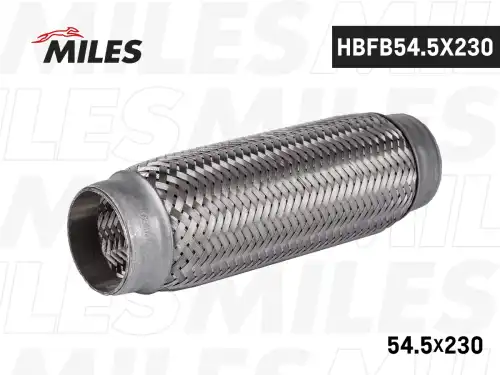 Гофра глушителя MILES HBFB54.5X230 L= d=