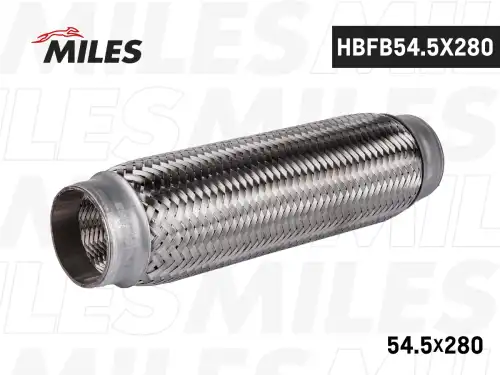 Гофра глушителя MILES HBFB54.5X280 L= d=