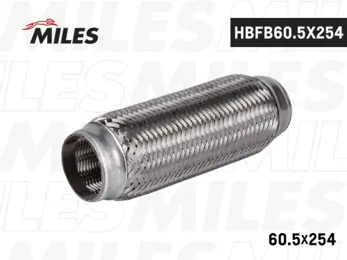 Гофра глушителя MILES HBFB60.5X254 L= d=