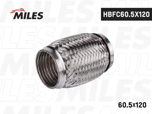 Гофра глушителя MILES HBFC60.5X120 L= d=