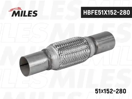 Гофра глушителя MILES HBFE51X152-280 L= d=