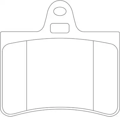 Тормозные колодки дисковые FIT FP2321