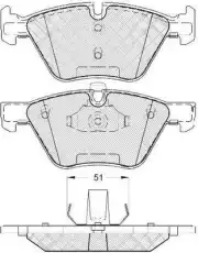 Тормозные колодки дисковые FIT FP1061