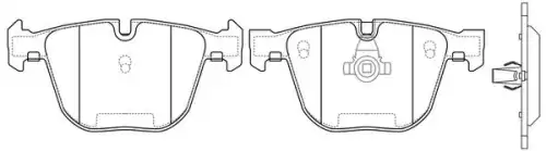 Тормозные колодки дисковые FIT FP0919