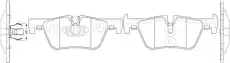Тормозные колодки дисковые FIT FP1613