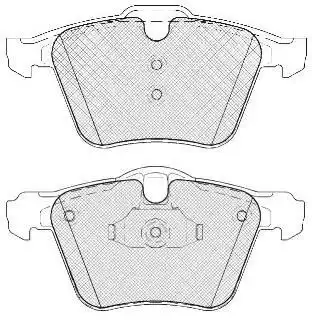Тормозные колодки дисковые FIT FP1305